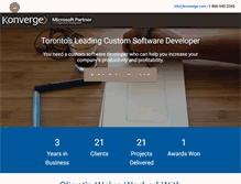 Tablet Screenshot of konverge.com