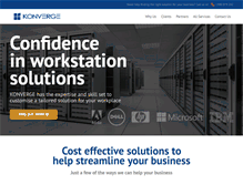 Tablet Screenshot of konverge.com.au